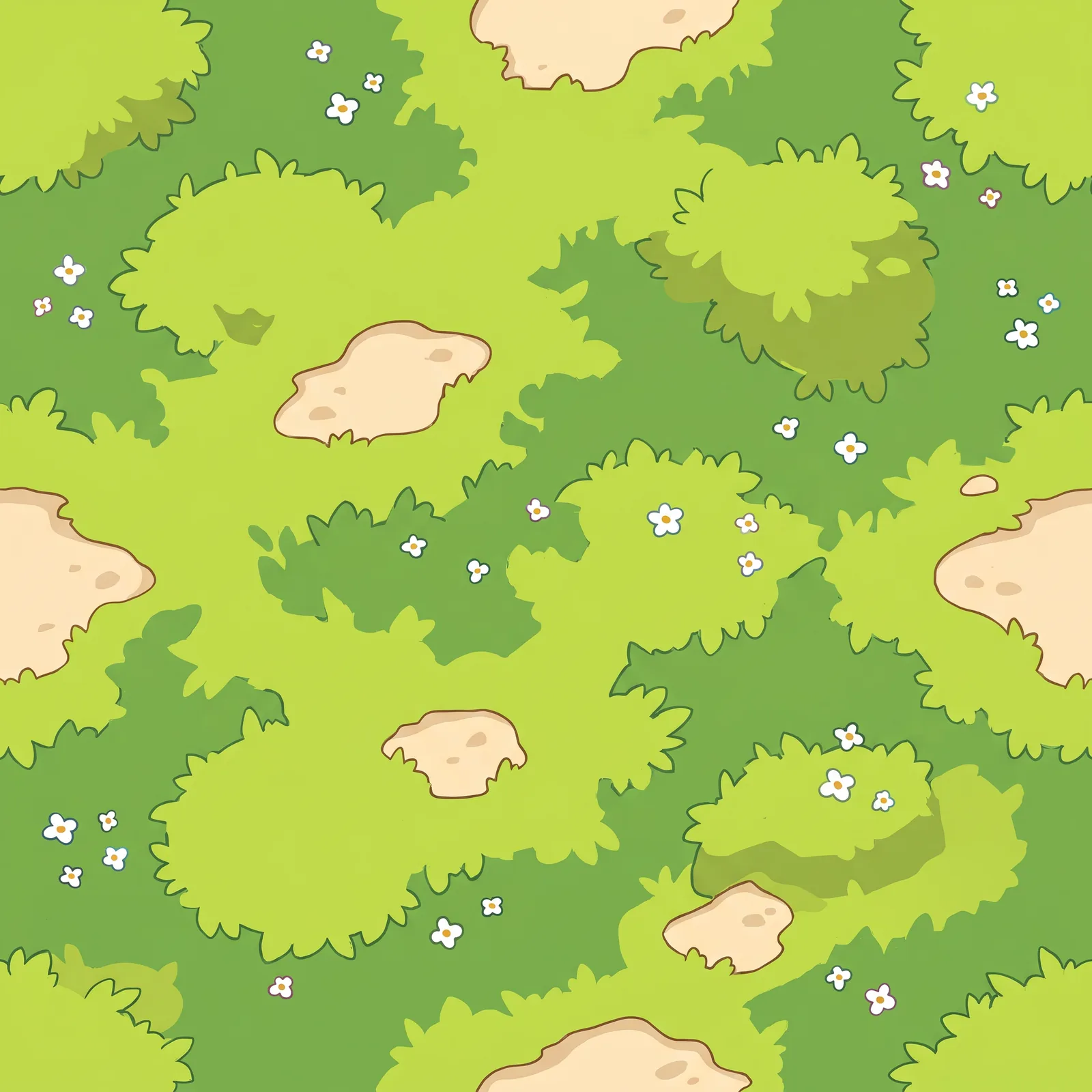 Tileable ground texture test