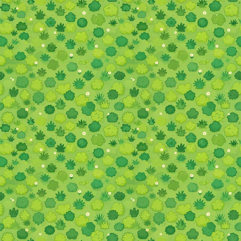 Grass with weeds texture tiled 2x2